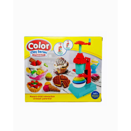 Color Clay Series Upgraded Ice Cream and Dessert Modeling Dough Playset
